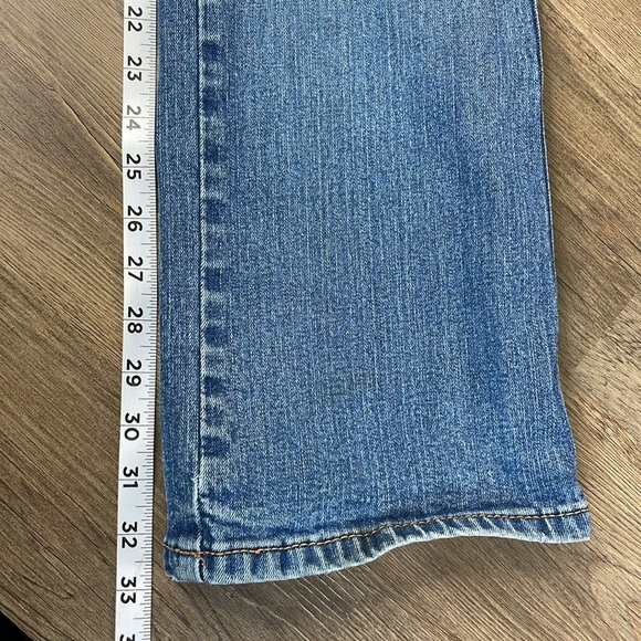 Aura Light Blue Straight Leg Women's Jeans - Picture 12 of 15